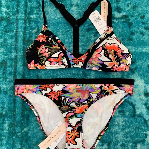 NWT! Nanette Lepore Tropical Havana Heartbreaker Bikini Hipster Bottoms - Picture 8 of 9